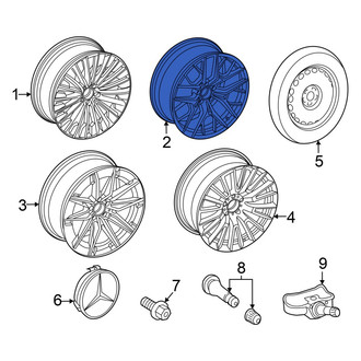 Mercedes-Benz OE - Wheel