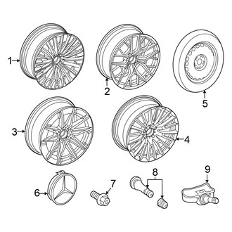 Mercedes-Benz OE - Wheels (20")
