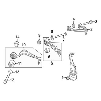 Mercedes-Benz OE - Front Suspension - Suspension Components