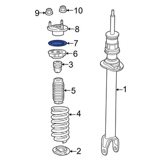 Mercedes-Benz OE - Coil Spring Spacer