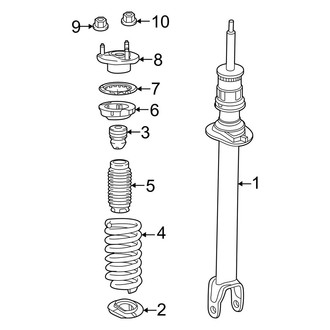 Mercedes-Benz OE - Front Suspension - Struts & Components (W/O Air Suspension)