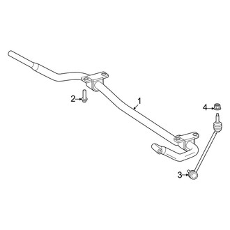 Mercedes-Benz OE - Front Suspension - Stabilizer Bar & Components (RWD)