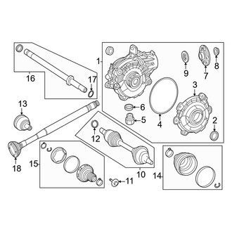 Mercedes-Benz OE - Front Suspension - Carrier & Front Axles