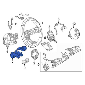 Mercedes-Benz OE - Upper Steering Wheel Back Cover