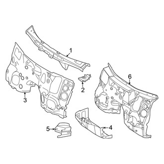 Mercedes-Benz OE - Cowl (Cowl, Dash & Components)