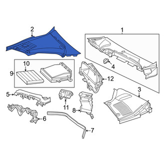 Mercedes-Benz OE - Front Right Cowl Cover