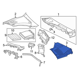 Mercedes-Benz OE - Front Left Cowl Cover
