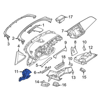 Mercedes-Benz OE - Steering Column Cover