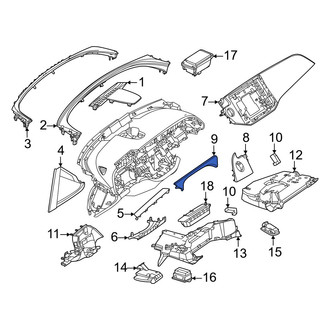 Mercedes-Benz OE - Steering Column Cover