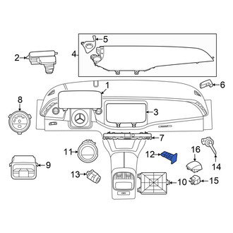 Mercedes-Benz OE - Front 12 Volt Accessory Power Outlet