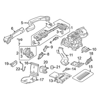 Mercedes-Benz OE - Instrument Panel - Ducts