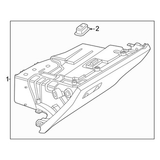 Mercedes-Benz OE - Instrument Panel - Glove Box