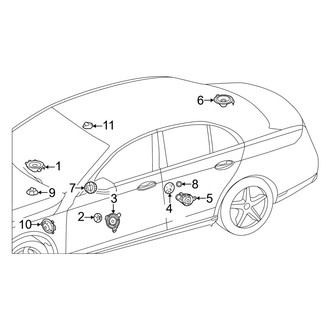 Mercedes-Benz OE - Instrument Panel - Sound System