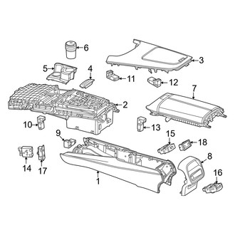 Mercedes-Benz OE - Console (Console & Components)