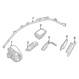 Mercedes-Benz OE - Restraint Systems - Air Bag Components (Air Bags)