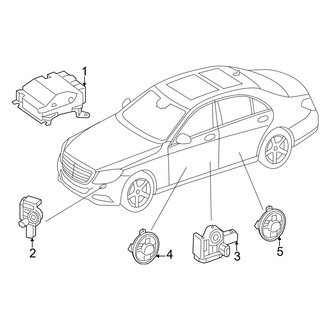 Mercedes-Benz OE - Restraint Systems - Air Bag Components (Modules and Sensors)