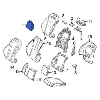 Mercedes-Benz OE - Front Right Headrest