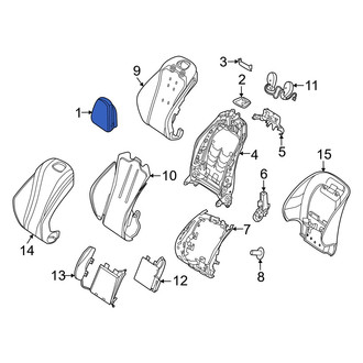 Mercedes-Benz OE - Front Left Headrest