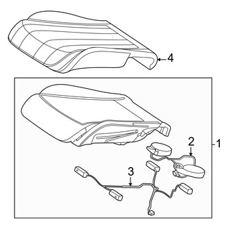 Mercedes-Benz OE - Seats & Tracks - Driver Seat Components (Seat, Seat Cushion)