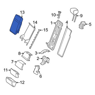 Mercedes-Benz OE - Rear Seat Armrest