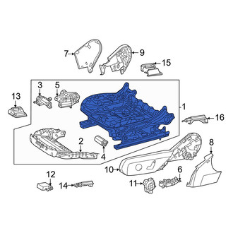 Mercedes-Benz OE - Front Left Seat Track
