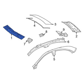 Mercedes-Benz OE - Front Roof Header Panel