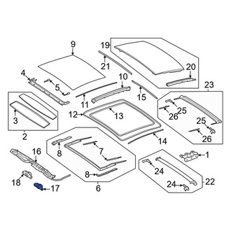 Mercedes-Benz OE - Sunroof Motor