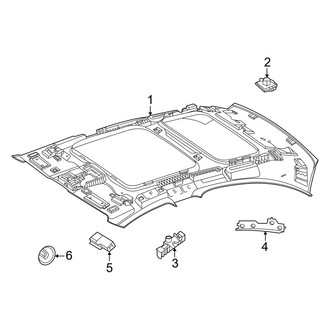Mercedes-Benz OE - Roof - Interior Trim (Headliner & Components)