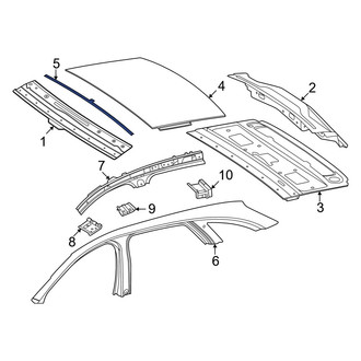 Mercedes-Benz OE - Roof Panel Seal