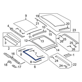 Mercedes-Benz OE - Sunroof Deflector