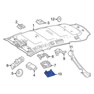 Mercedes-Benz OE - Left Outer Roof Bezel