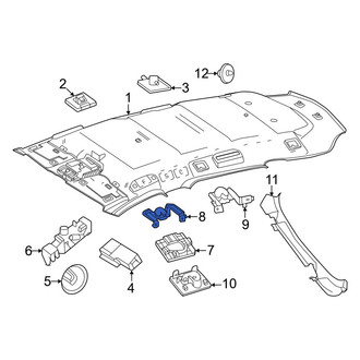 Mercedes-Benz OE - Front Left Roof Bezel Bracket