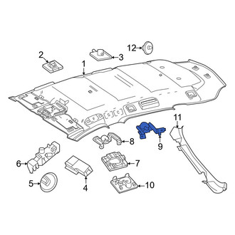 Mercedes-Benz OE - Rear Left Roof Bezel Bracket