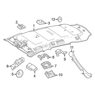 Mercedes-Benz OE - Roof - Interior Trim (Headliner & Components)