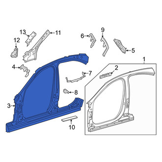 Mercedes-Benz OE - Left Inner Uniside