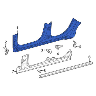 Mercedes-Benz OE - Left Outer Rocker Panel