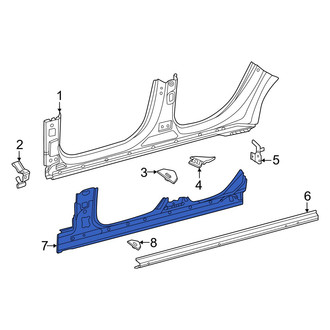 Mercedes-Benz OE - Right Inner Rocker Panel