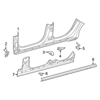 Mercedes-Benz OE - Pillars, Rocker & Floor - Rocker