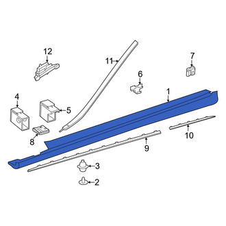 Mercedes-Benz OE - Left Rocker Panel Guard