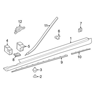 Mercedes-Benz OE - Pillars, Rocker & Floor - Exterior Trim