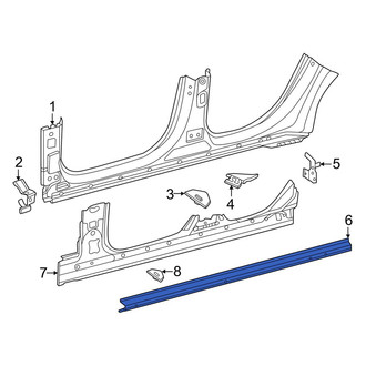 Mercedes-Benz OE - Right Rocker Panel Reinforcement