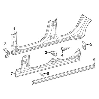 Mercedes-Benz OE - Pillars, Rocker & Floor - Rocker