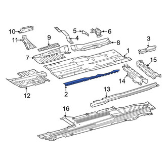 Mercedes-Benz OE - Floor Pan Reinforcement