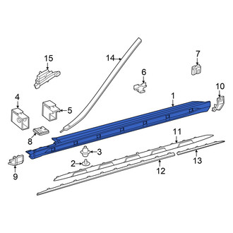 Mercedes-Benz OE - Left Rocker Panel Guard