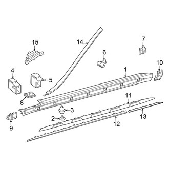 Mercedes-Benz OE - Pillars, Rocker & Floor - Exterior Trim