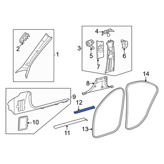 Mercedes-Benz OE - Rear Left Door Sill Plate