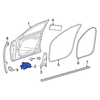 Mercedes-Benz OE - Front Left Door Panel Insulation