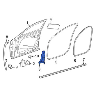 Mercedes-Benz OE - Front Left Door Panel Insulation