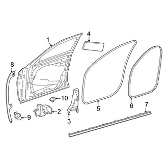 Mercedes-Benz OE - Front Door - Door & Components