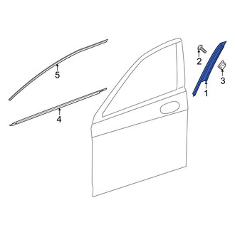 Mercedes-Benz OE - Front Left Door Applique